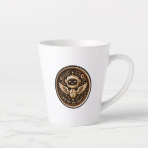 Caneca De Café Latte Feito Apenas Com Prompts Robô de Café AI Engraçado