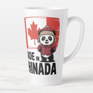 Caneca De Café Latte Feito na Chinadá Panda – Sino Canadense