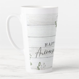 CANECA DE CAFÉ LATTE FELIZ ANIVERSÁRIO
