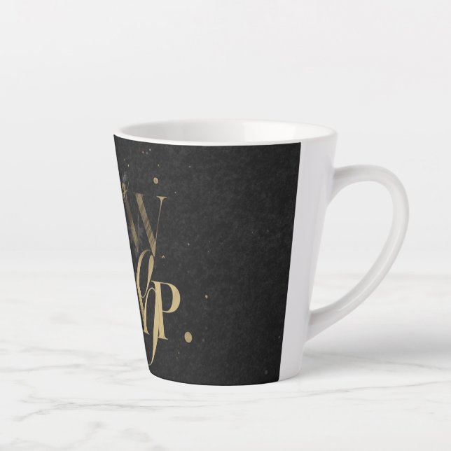 Caneca De Café Latte Feliz ano novo  (Direita)