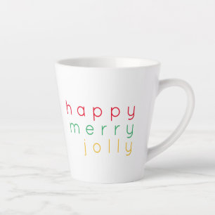 Caneca De Café Latte Feliz FELIZ - Lata-Lata