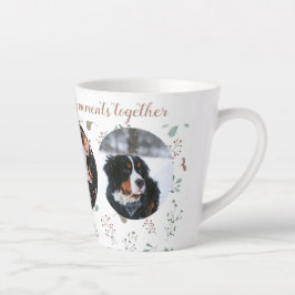 Caneca De Café Latte Feliz Momentos Feriados Três Foto