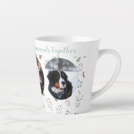 Caneca De Café Latte Feliz Momentos Feriados Três Foto
