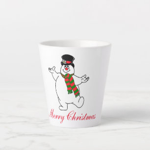 Caneca De Café Latte Feliz Natal