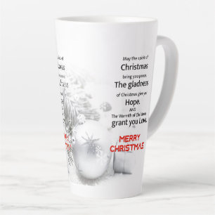 Caneca De Café Latte Feliz Natal