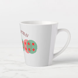 Caneca De Café Latte Feliz Natal Latte Mug