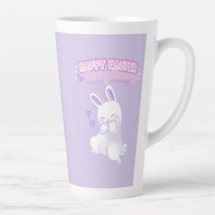 Caneca De Café Latte Feliz Páscoa para cada Coelhinho