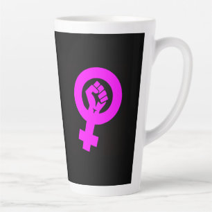 Caneca De Café Latte Feminista Radical