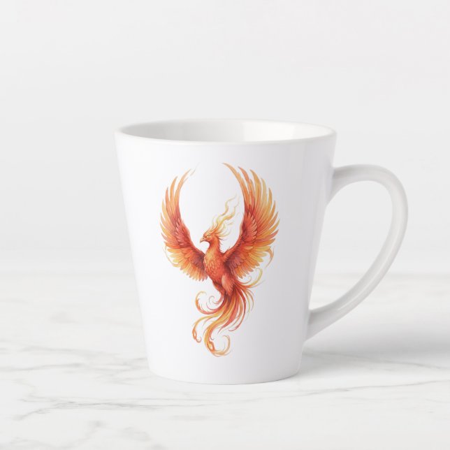 Caneca De Café Latte Fênix (Direita)