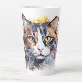Caneca De Café Latte Feral Calico #87