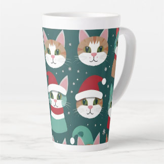 Caneca De Café Latte Feras de Férias Querem Brincar! Grande