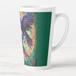 Caneca De Café Latte Fiery Dois Ravens