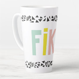 Caneca De Café Latte Fika Colors Latte Mug