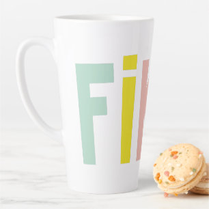 Caneca De Café Latte Fika Colors Latte Mug