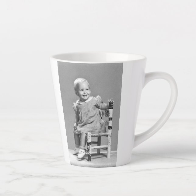 Caneca De Café Latte Fique perto (Direita)
