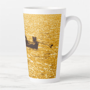 Caneca De Café Latte Fisher Men na Tailândia