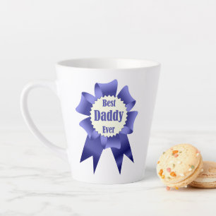 Caneca De Café Latte Fita de prêmio do Melhor Pai Nunca Ganhador para P