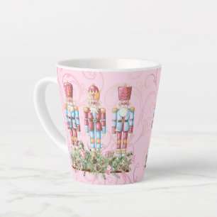 Caneca De Café Latte Fita-Noz-Noz de Natal Latte Mug