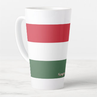 Caneca De Café Latte Flag of Hungary custom 