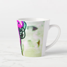 Caneca De Café Latte Flamingo, flor, alegria