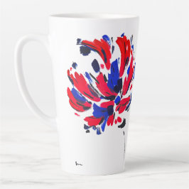 Caneca De Café Latte Fleur éclatée