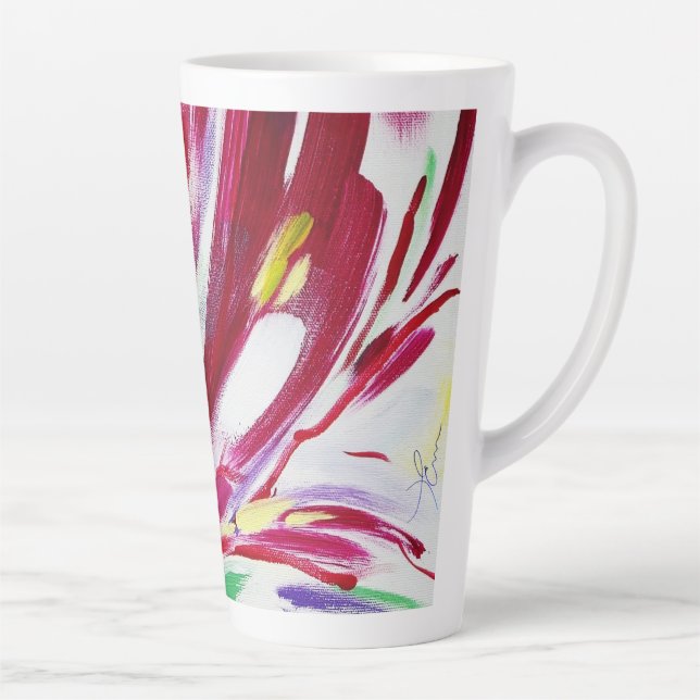 Caneca De Café Latte Fleur montante (Direita)