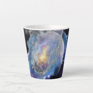 Caneca De Café Latte FLOR CElestia -