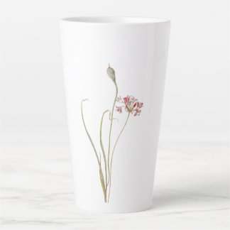 Caneca De Café Latte Flores de Cebola Selvagem