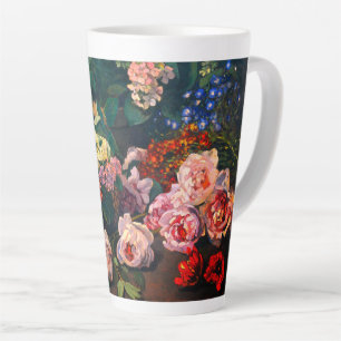 Caneca De Café Latte Flores Monet Spring