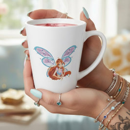 Caneca De Café Latte Florescer