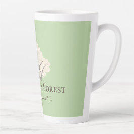 Caneca De Café Latte Floresta Białowieża Latitude & Longitude