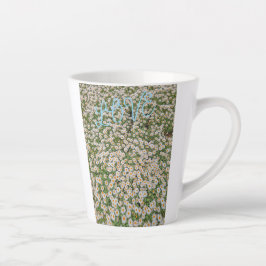Caneca De Café Latte flower