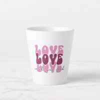 Fonte de bolha empilhada "Amor" Rosa