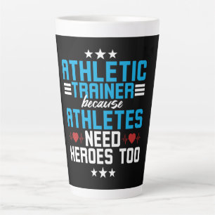 Caneca De Café Latte Formador Atheletic porque atletas