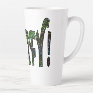 Caneca De Café Latte Fortifique-se!