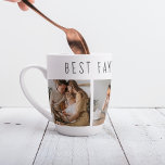 Caneca De Café Latte Foto de Colagem Moderna e Melhor Família Nunca Mel<br><div class="desc">Apresentando a Foto de Colagem Moderna e a Melhor Família Alguma Vez em Texto, uma forma única e personalizada de celebrar o amor e a alegria de sua família. Este presente especial combina a beleza de uma colagem personalizada de fotos com uma mensagem sincera para criar uma lembrança memorável que...</div>