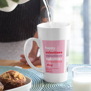 Caneca De Café Latte Foto de três cores Presente para Dias de os namo