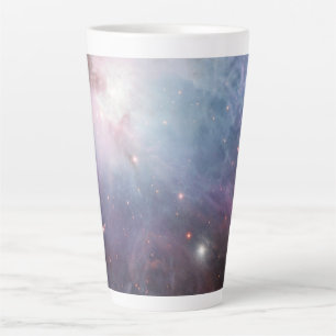 Caneca De Café Latte Foto do espaço pastel da nebulosa de Órion Messier