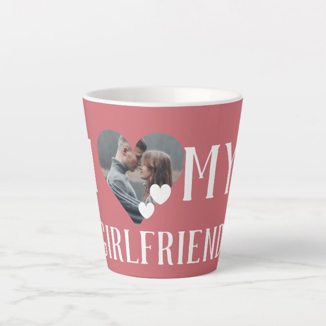 Caneca De Café Latte Foto personalizada personalizada personalizada do  (Frente)