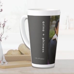Caneca De Café Latte Foto personalizada - Tall Latte Mug