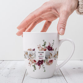 Caneca De Café Latte Fotografias de Colagem Moderna: Melhor Presente da