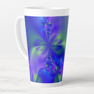 Caneca De Café Latte Fractal 44