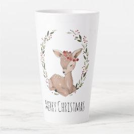 Caneca De Café Latte Frasto de Natal Personalizável