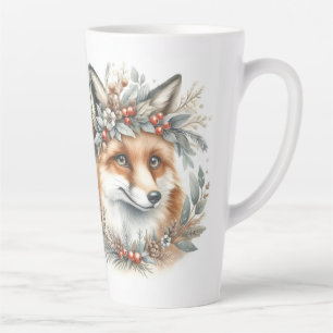 Caneca De Café Latte Frota Floral da Fox Cuja Terra é Maravilha de inve
