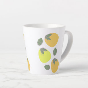 Caneca De Café Latte Fruta Caprichosa Manga