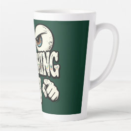 Caneca De Café Latte Funny "I'M WATCHING YOU" Retro Eyes Coffee Mug - O