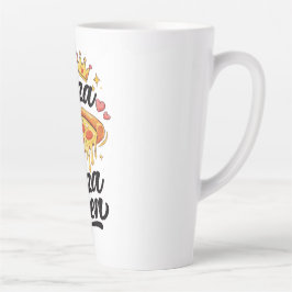 Caneca De Café Latte Funny Pizza Queen Cooking mug for Women Cute Gift
