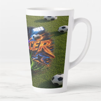 Caneca De Café Latte Futebol