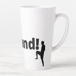 Caneca De Café Latte Futebol da Inglaterra