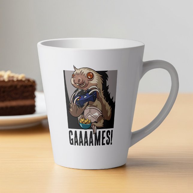 Caneca De Café Latte Gaaaames! Videos games engraçados de jogadores de  (Criador carregado)